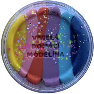 Duhová modelína, 270g