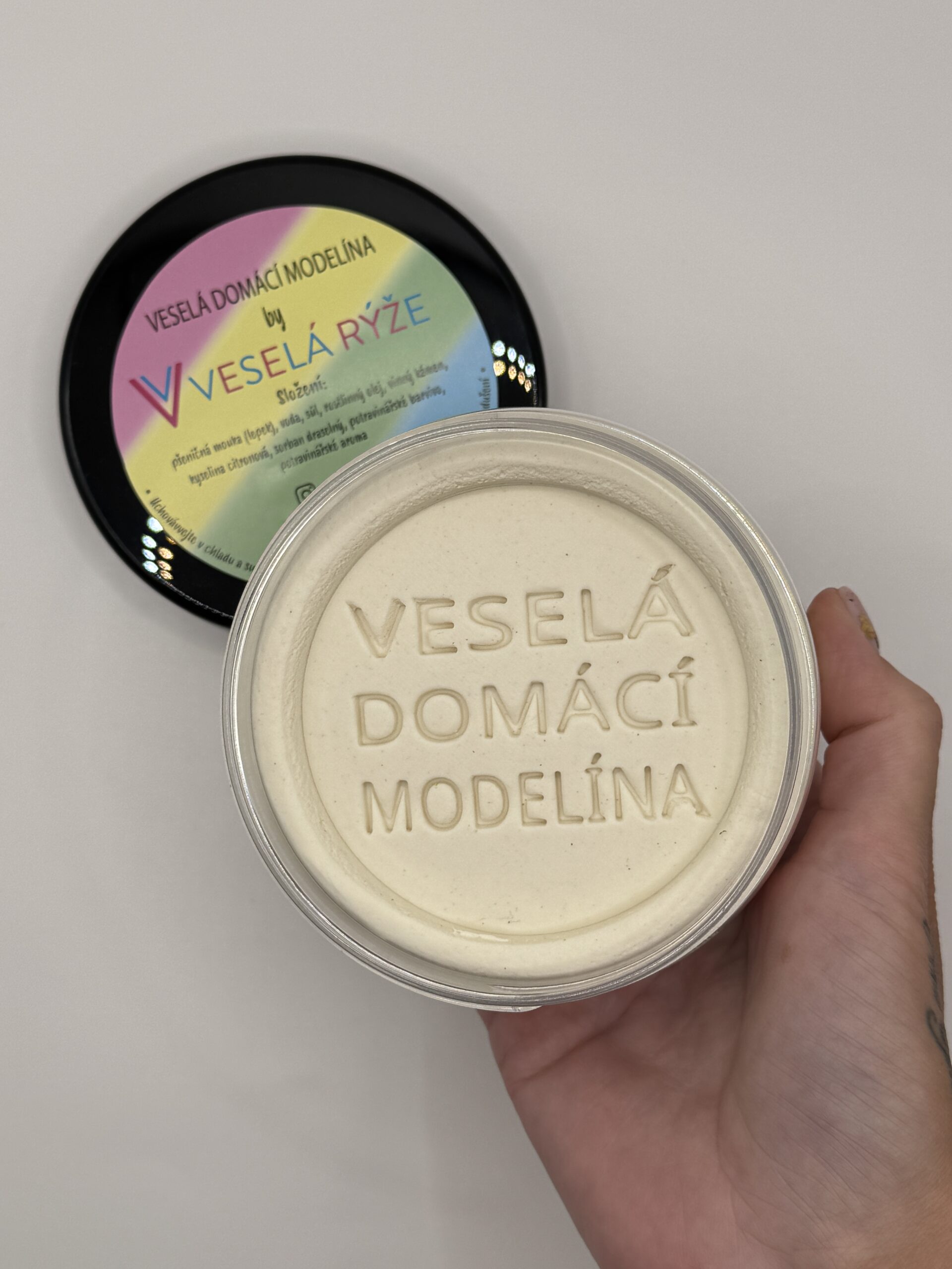 Basic bílá modelína, 270g - Obrázek 2