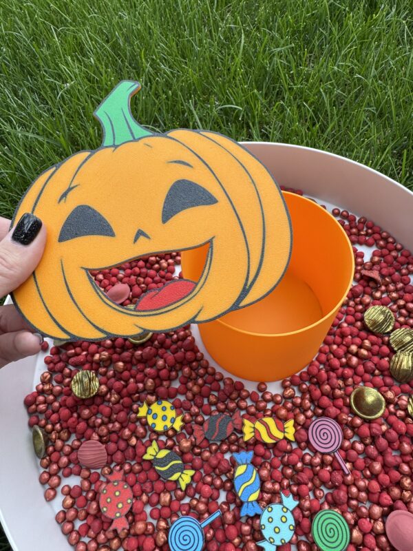 Krmící set Halloweenská dýně - Obrázek 2