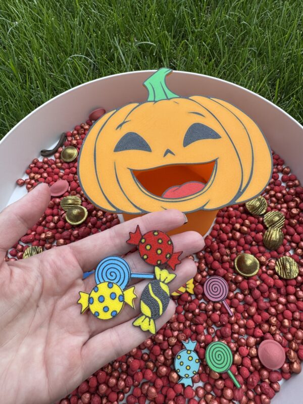 Krmící set Halloweenská dýně - Obrázek 3