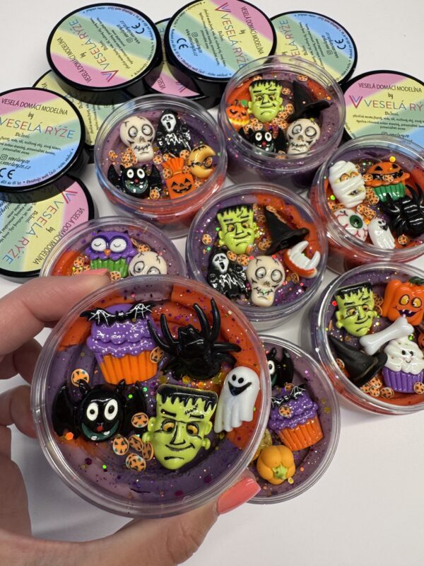 Malá Halloweenská modelína, 110g - Obrázek 2