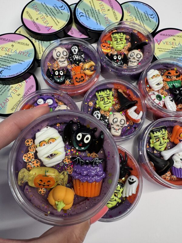 Malá Halloweenská modelína, 110g - Obrázek 3