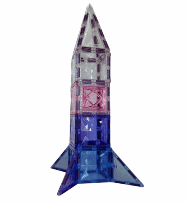 Magnetická stavebnice Kouzelná raketa, 30ks - Obrázek 2