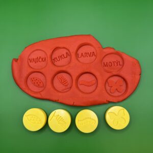 Sada bio razítek Cyklus motýla