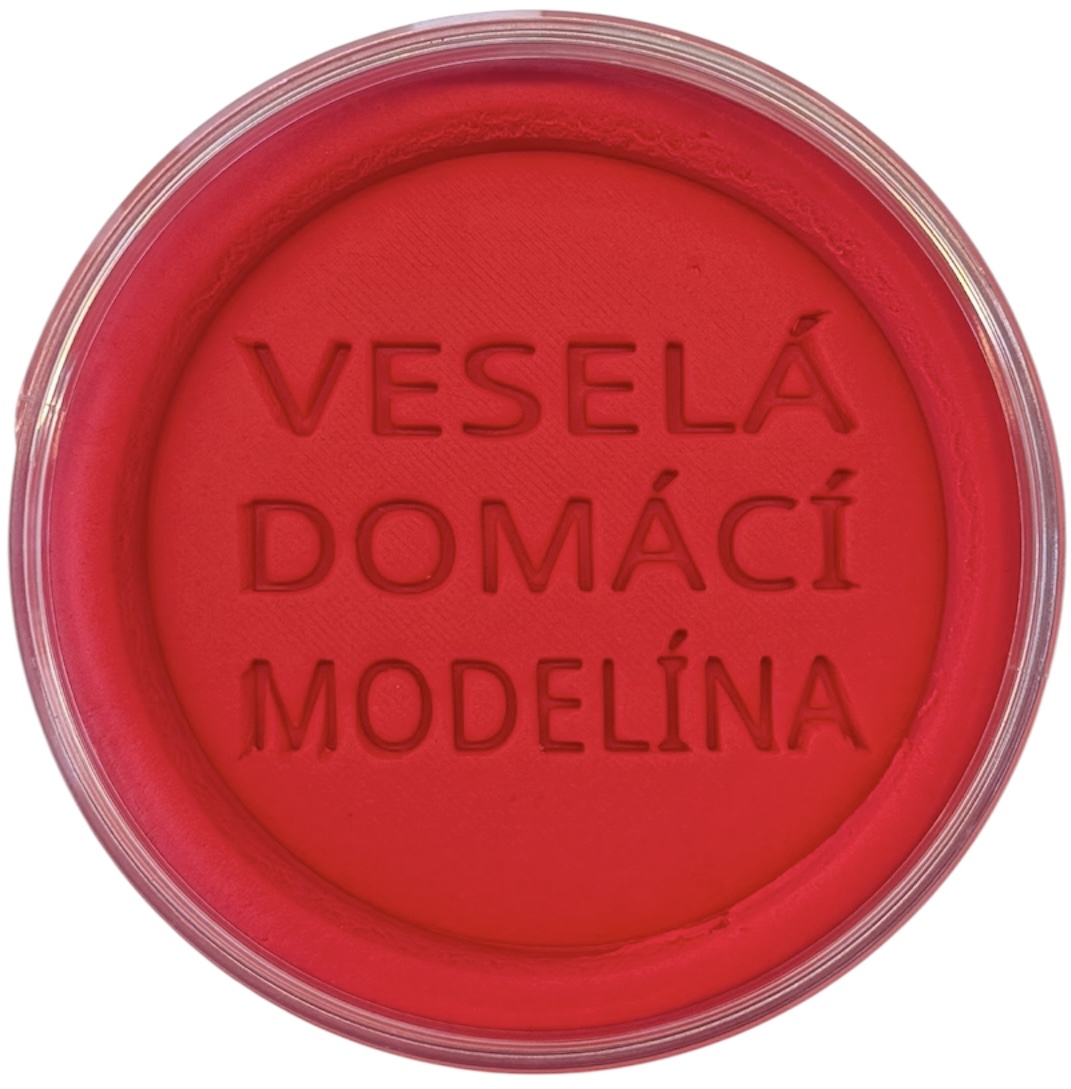 Basic růžovo-červená modelína, 270g