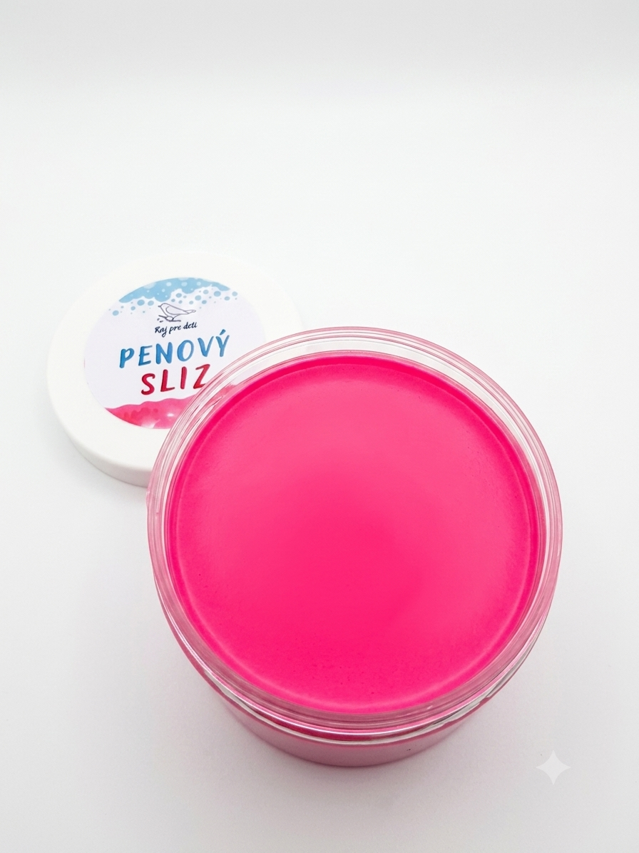 Pěnový sliz růžový, 150g