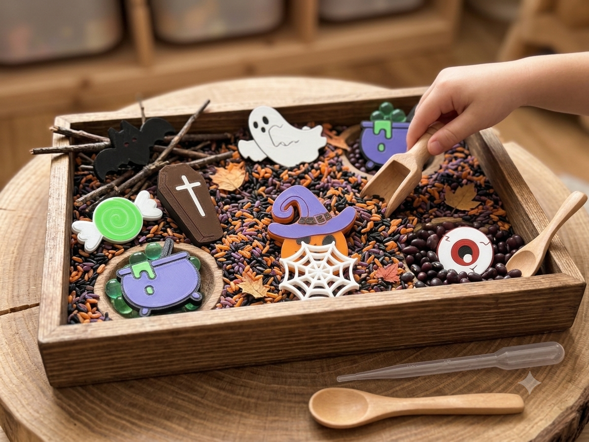 Sada miniatur Halloween, 8ks - Obrázek 4