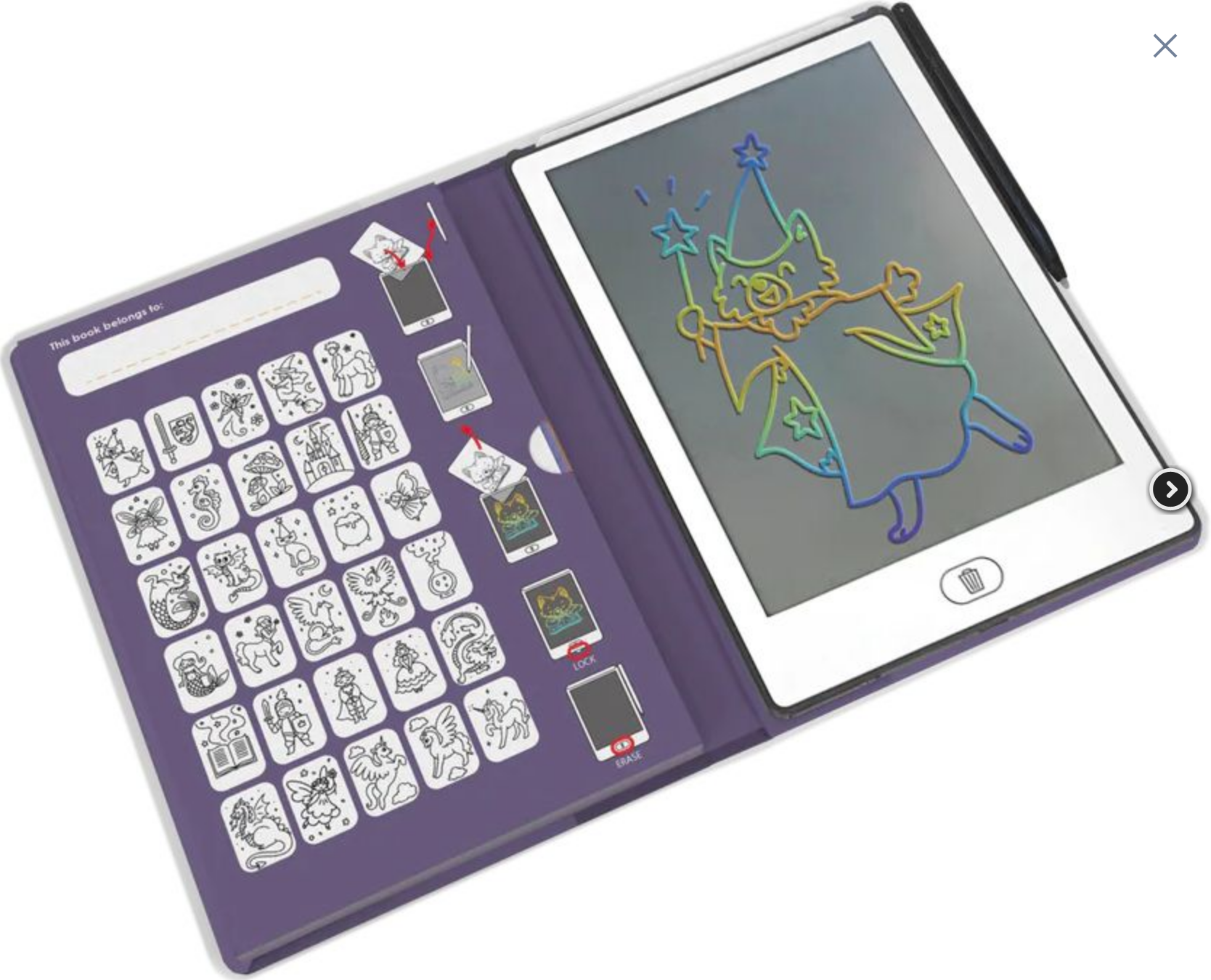 Kreslicí tablet Kidydraw mini Kidywolf – Z pohádky do pohádky - Obrázek 2