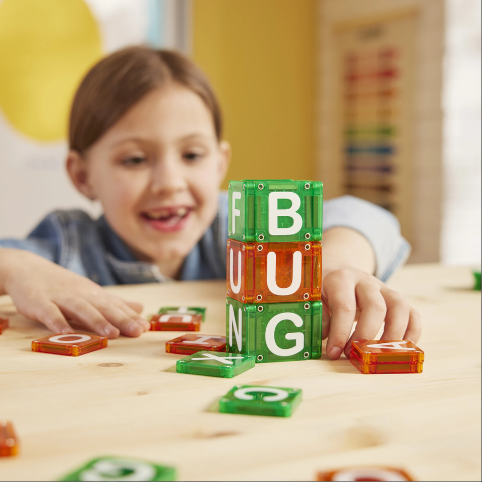 Magna-tiles magnetická stavebnice microMAGS LEARN Letters 56 dílků - Obrázek 6