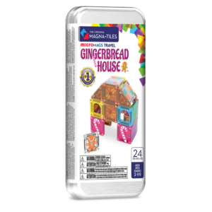 Magna-tiles magnetická stavebnice microMAGS Gingerbread house | Cestovní sada