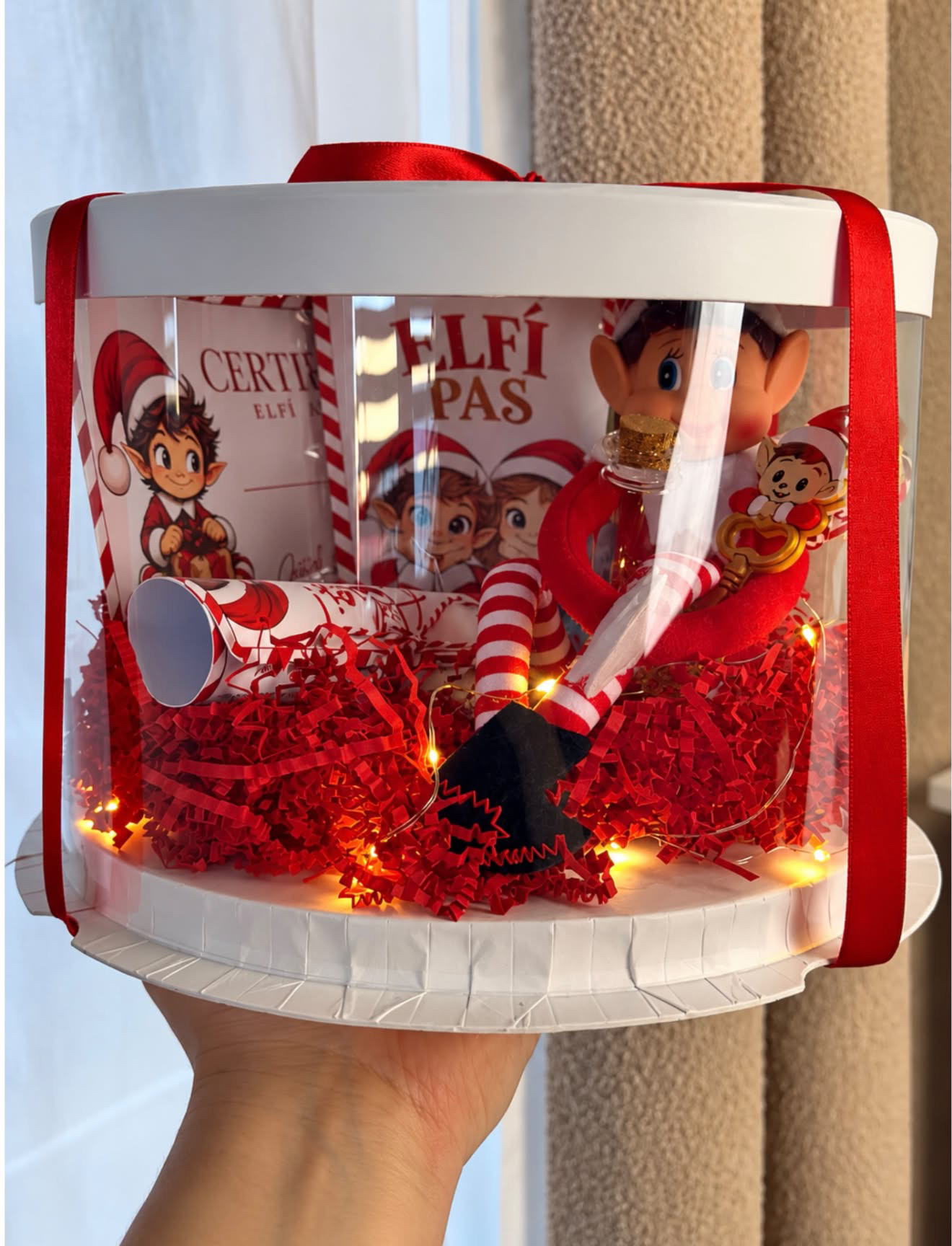 Vánoční Elf v boxu