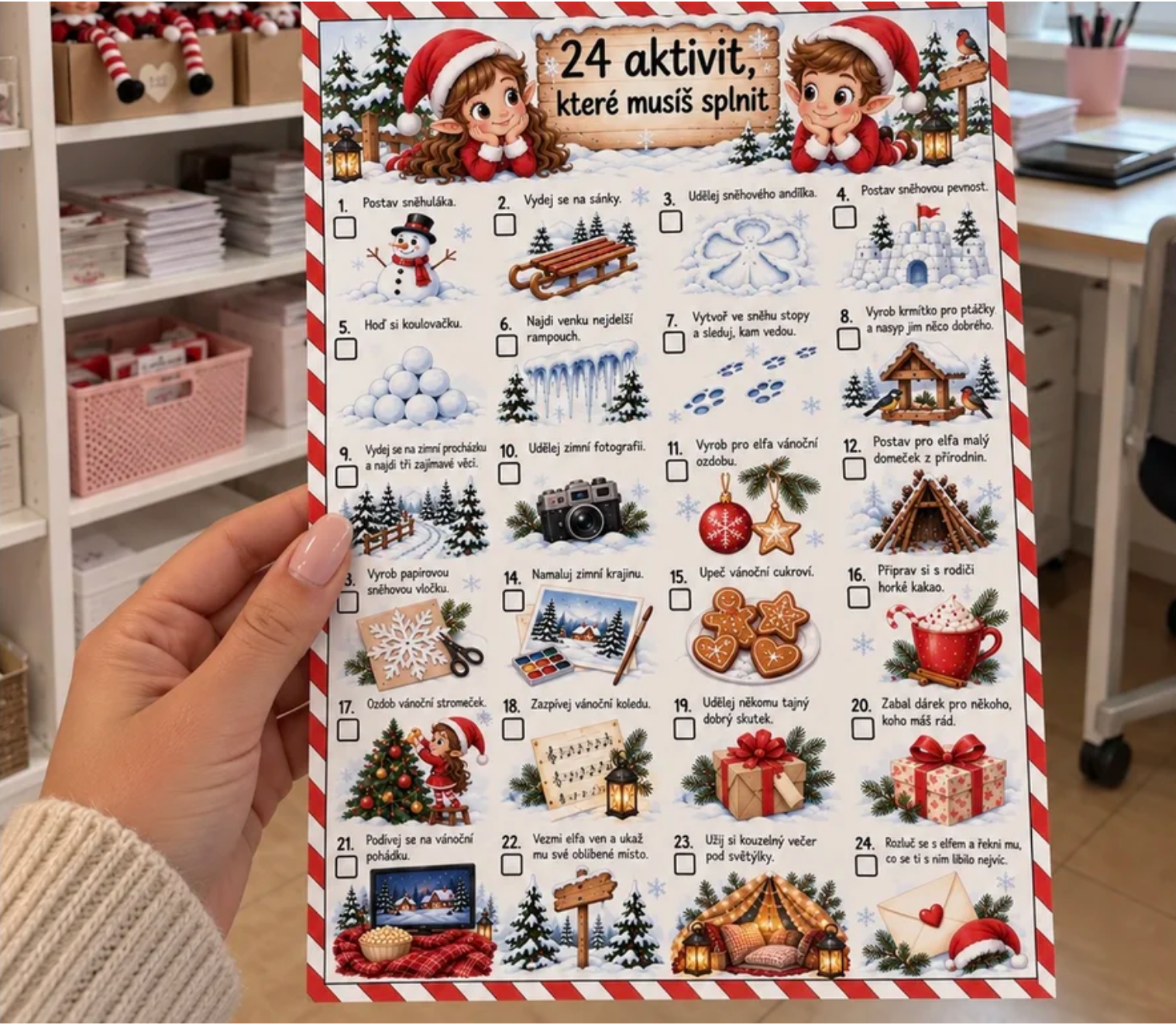 Vánoční Elf v boxu - Obrázek 5