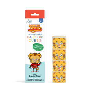 Glo Pals Senzorické svítící kostky do vody Daniel Tiger
