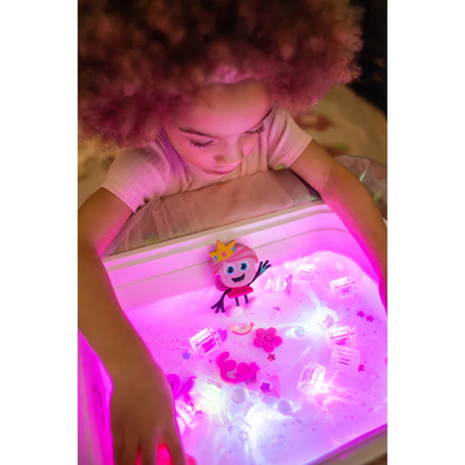 Glo Pals Senzorické svítící kostky do vody Princess Ida - Obrázek 2